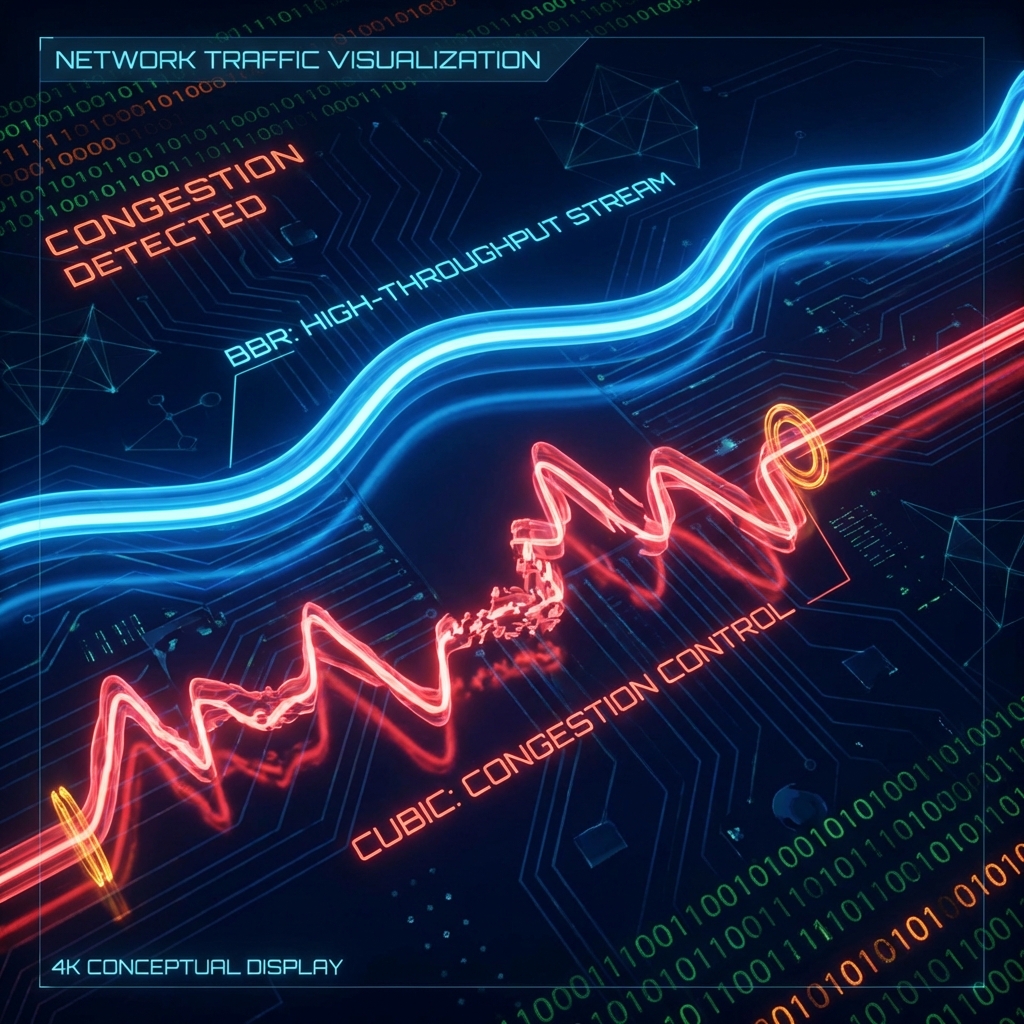 TCP Cubic vs TCP BBR Performance Comparison: Simulation with NS-3